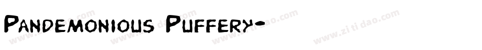 Pandemonious Puffery字体转换
